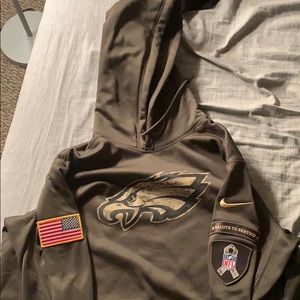 Philadelphia Eagles salute to service sweatshirt